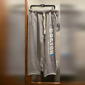 Boston Womens Gray Sweatpants NWT
